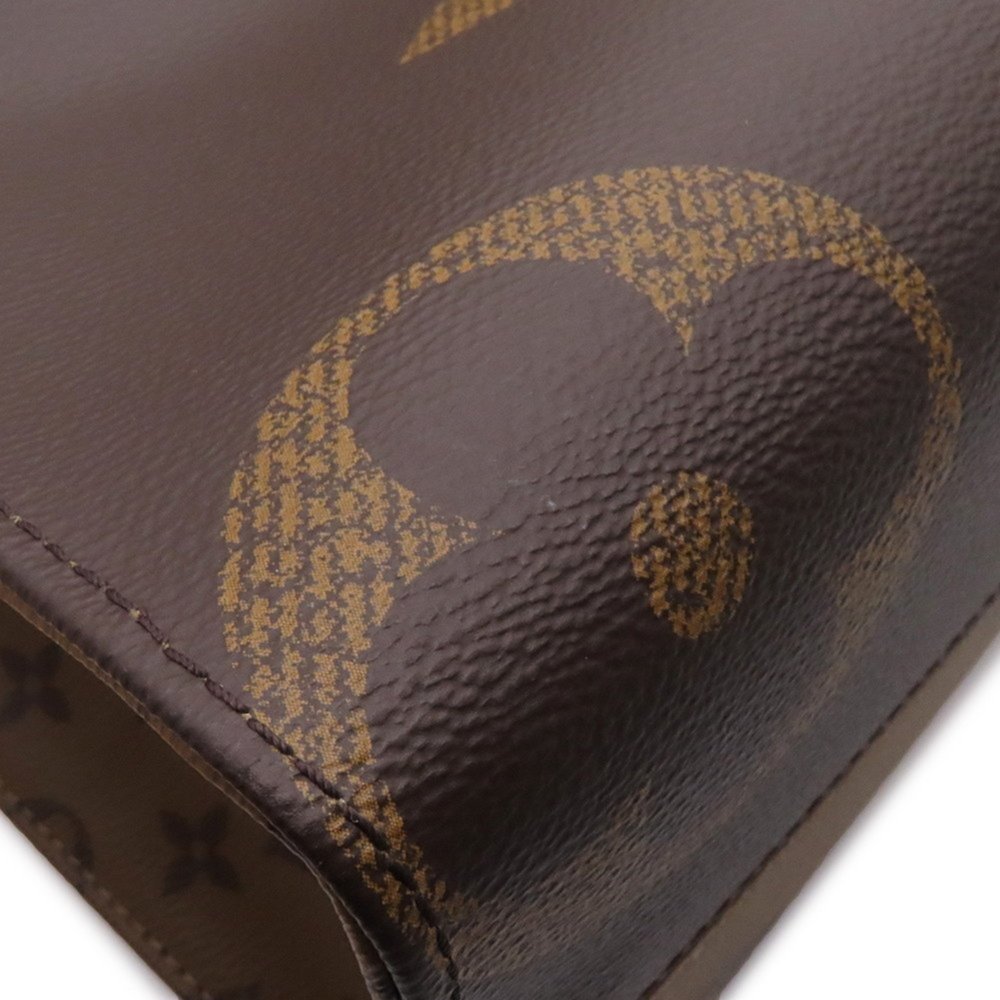 Louis Vuitton Tote Bag Monogram Reverse Giant On the Go MM M45321 Shoulder - Picture 8 of 16